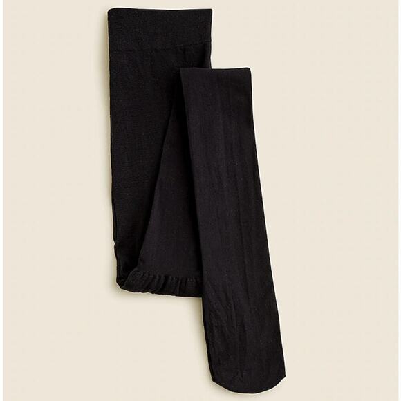 NWT J.Crew Sheer Tights In Black Size Small - Picture 1 of 3